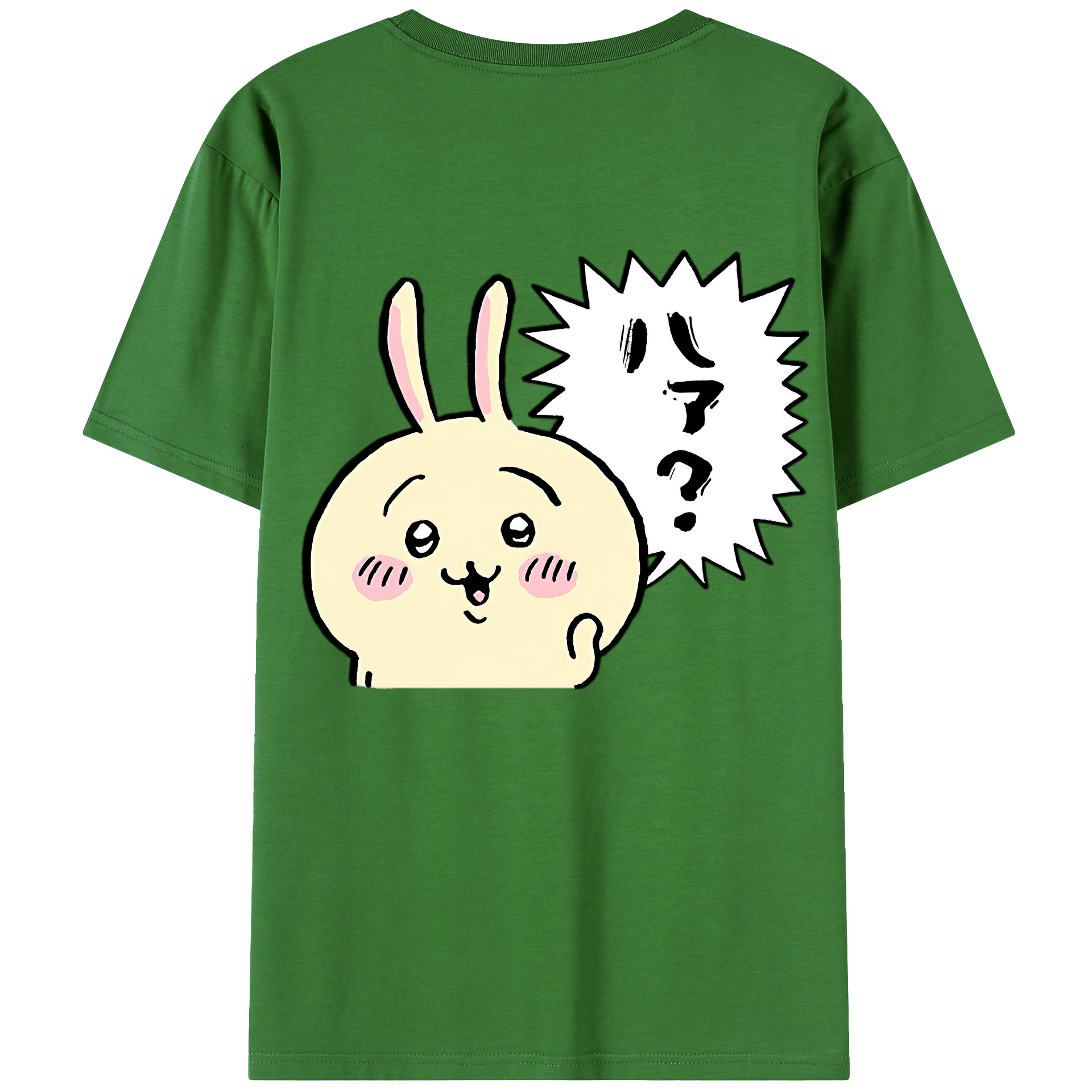 （画像用） ちいかわ うさぎ Chii-kawa usagi レディース半袖Tシャツ(バックプリント)